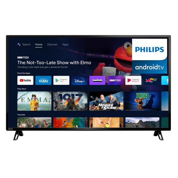 kontanter klamre sig præmie Philips 55-Inch 4K UHD LED Android Smart TV with Voice Remote, HDR10,  Google Assistant and Chromecast Built-in