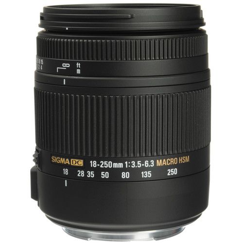 Sigma 18-250mm F3.5-6.3 DC Macro OS HSM Lens for Sigma